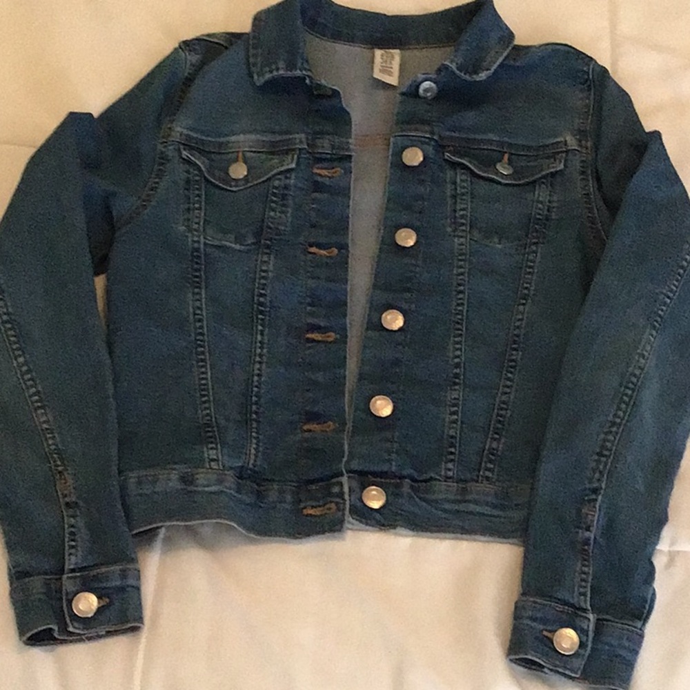 & Denim - Unisex youth Blue Denim Jacket